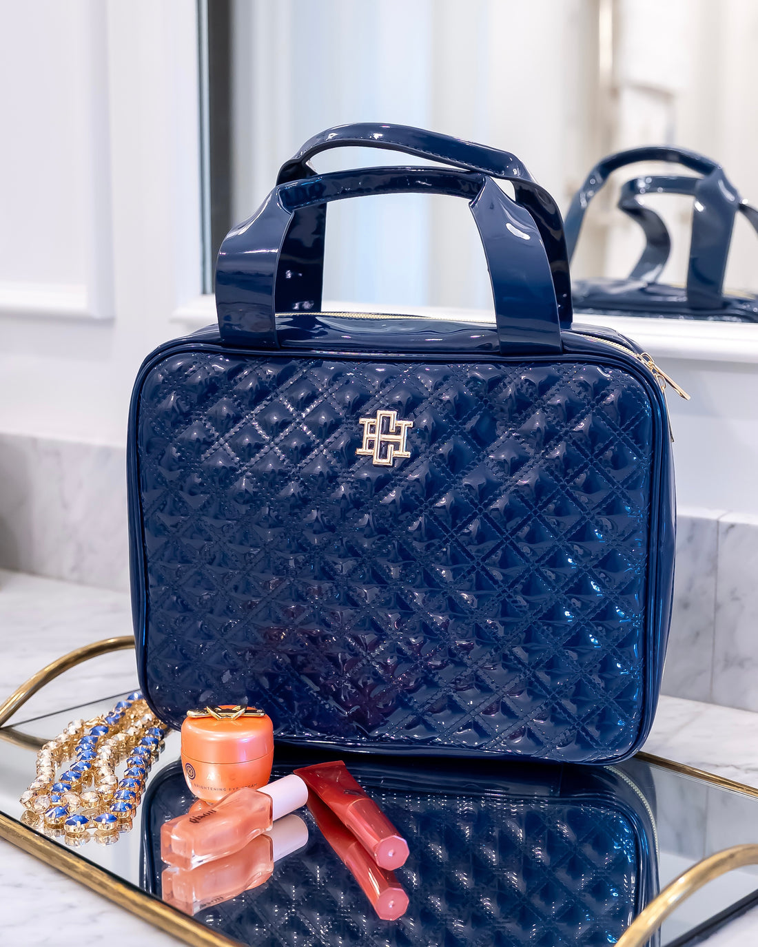 Navy Large Travel Case