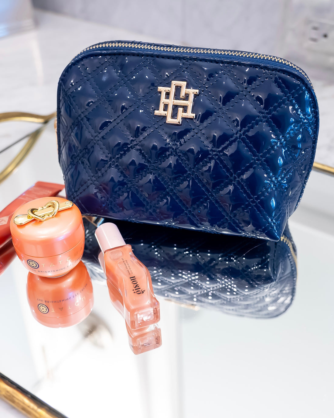 Navy Small Pouch