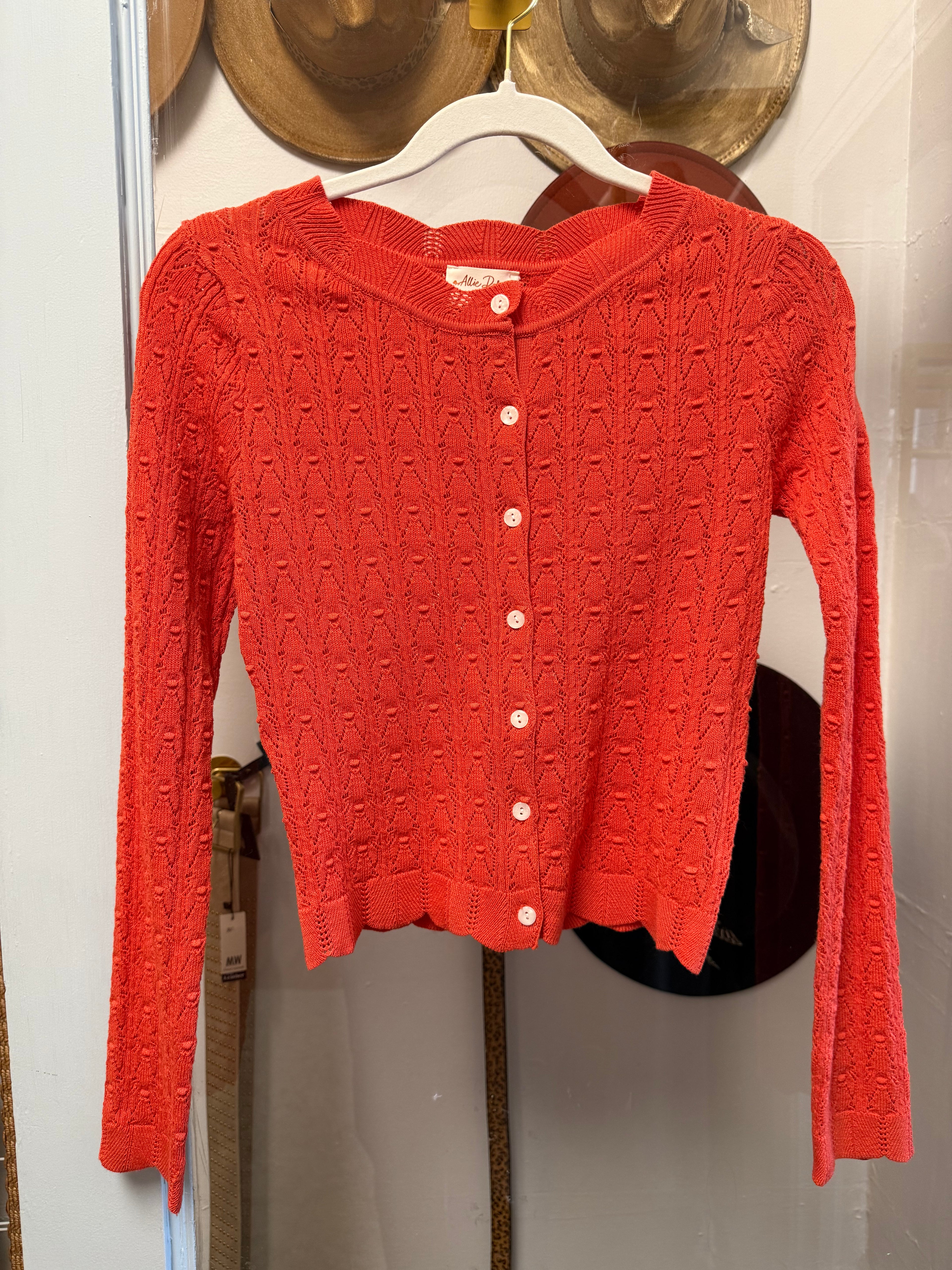 Pointelle Cardigan