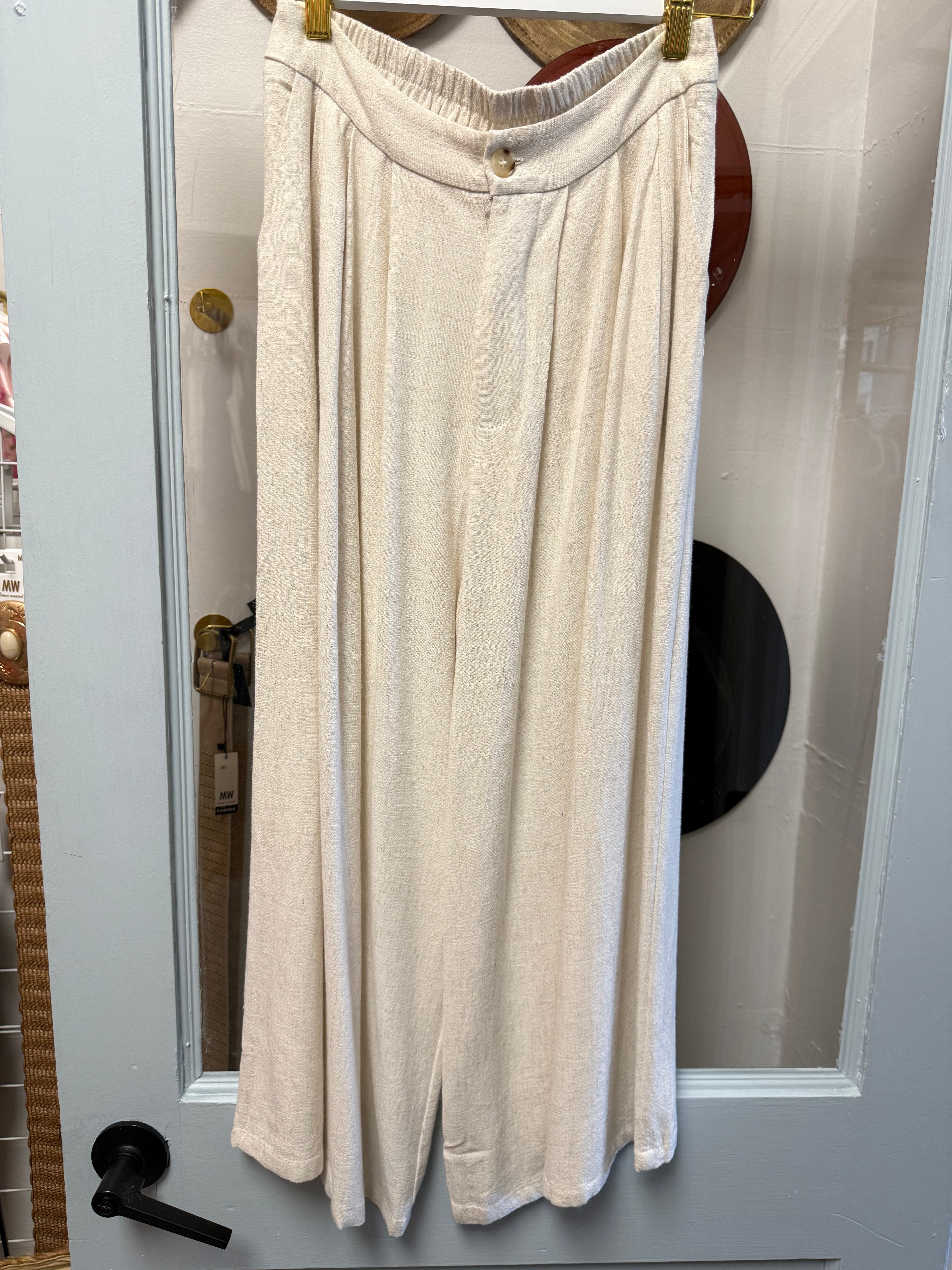 Linen Blend Culotte