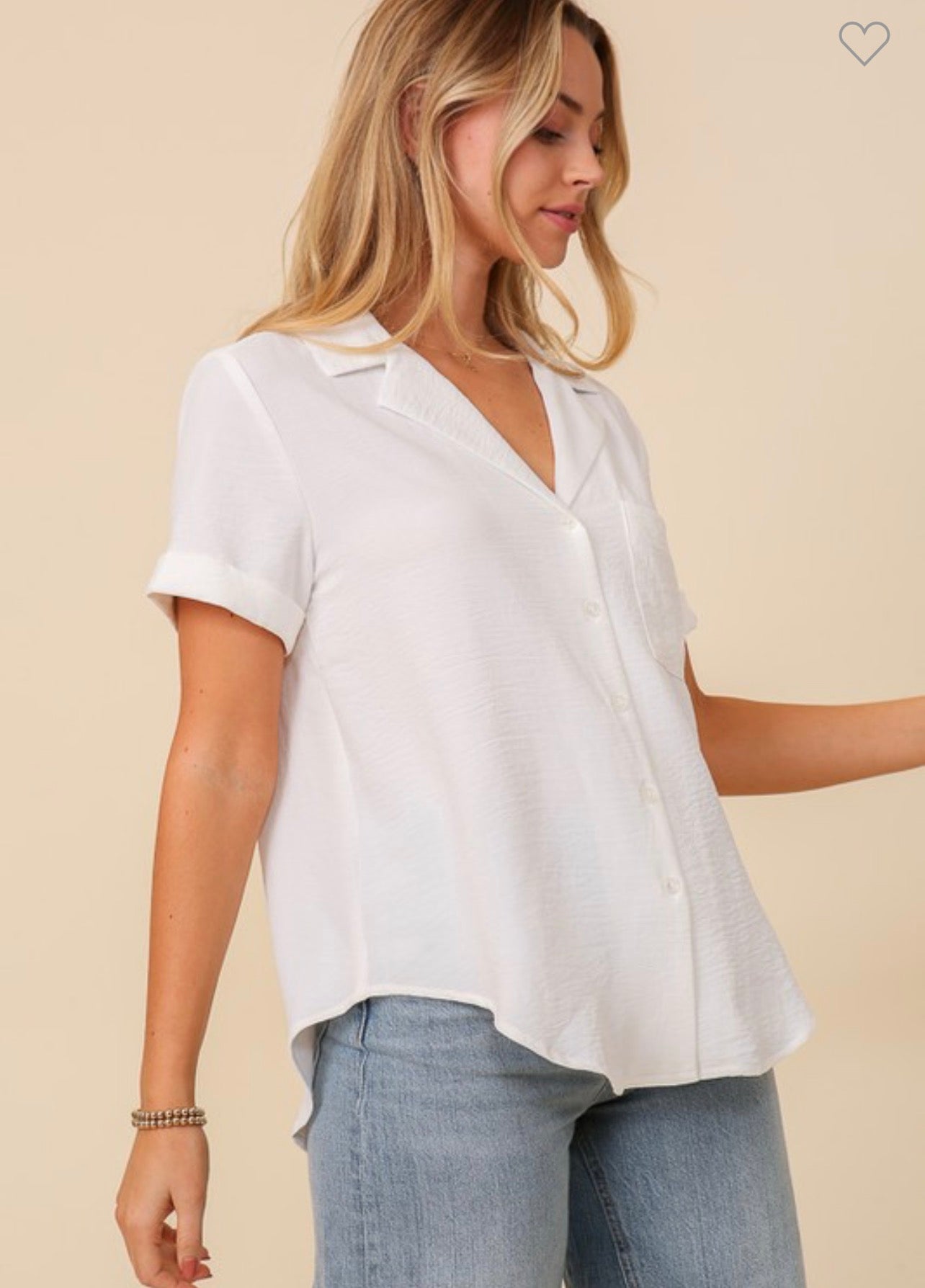 Flow Short Sleeve Button Down