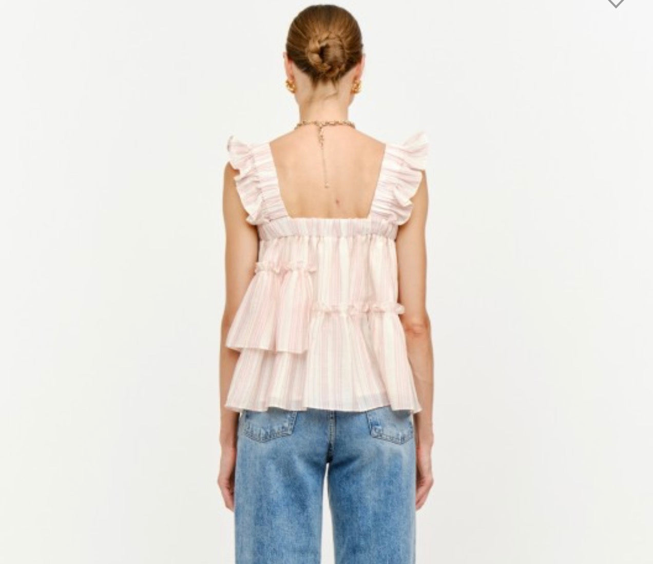 Ruffled Blush Top