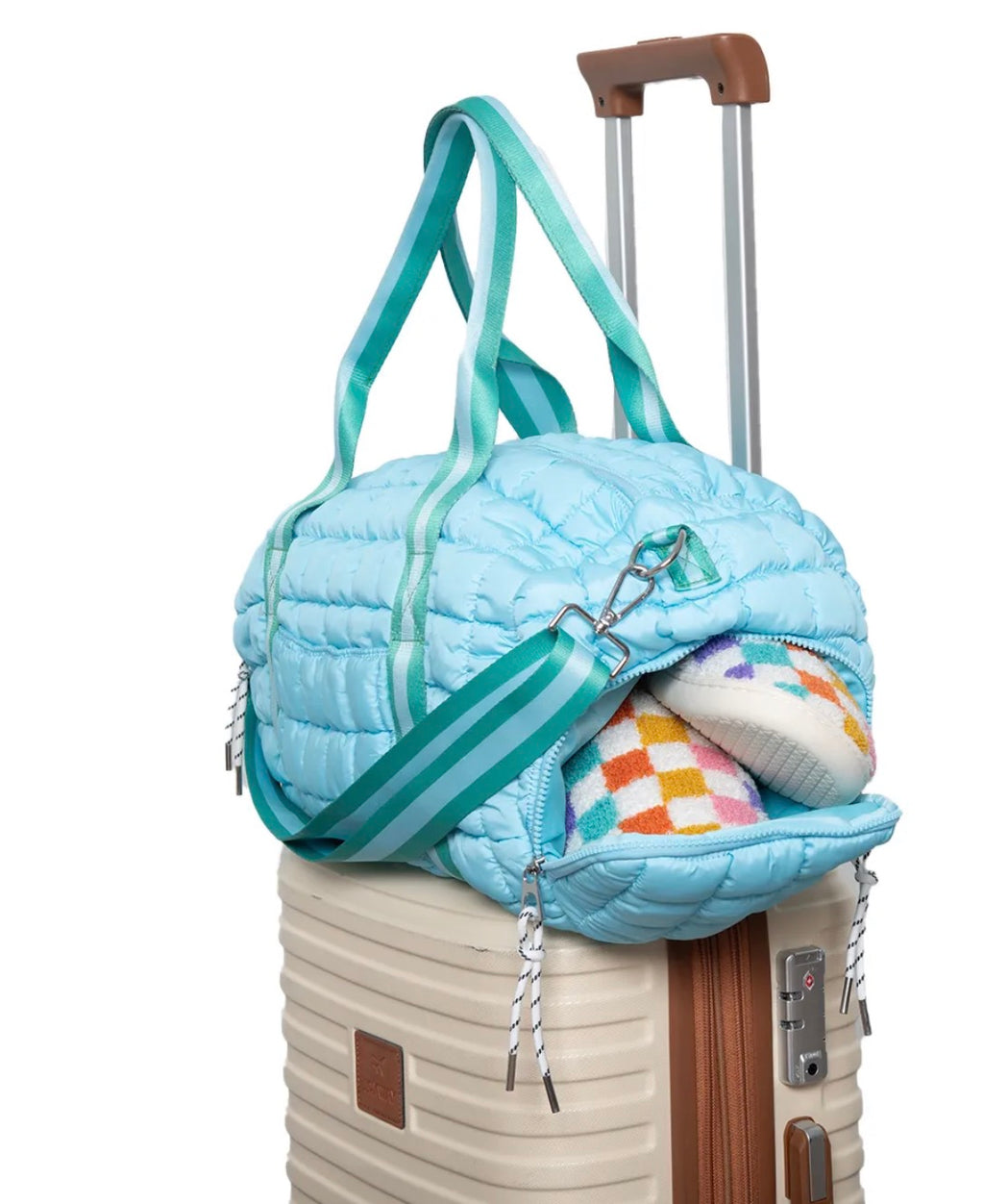Katydid Quilted Duffle Bag