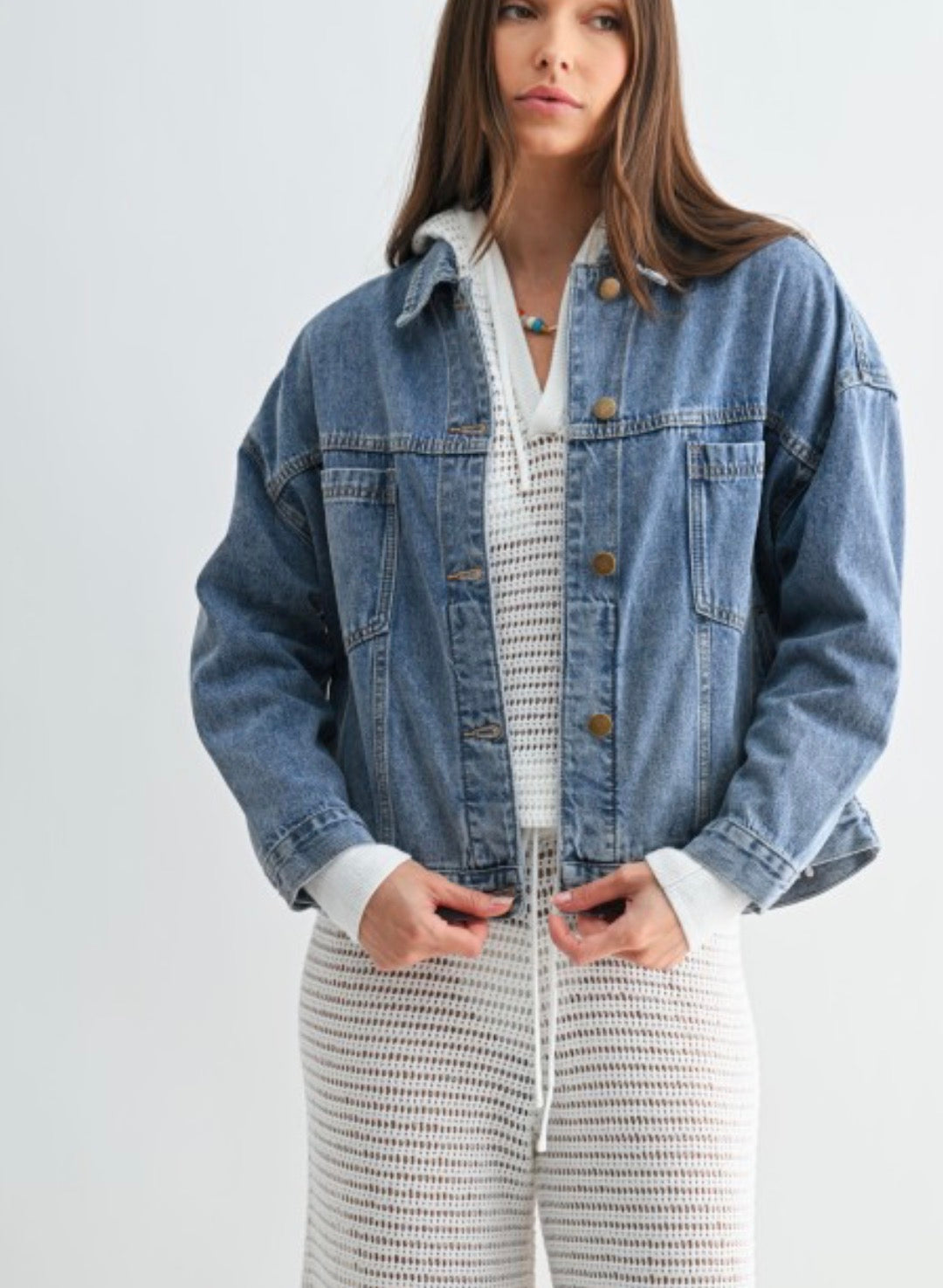 Trucker Style Denim Jacket