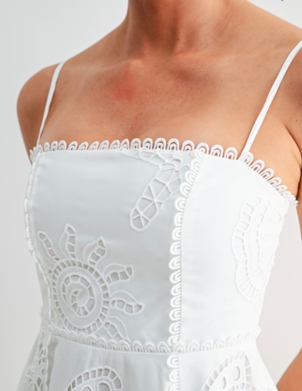 Seaside Eyelet Midi Dress