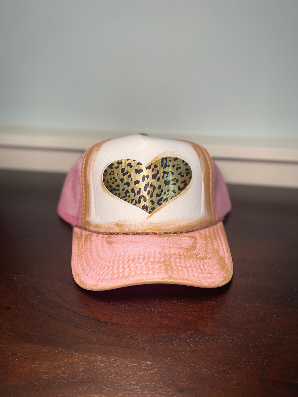 Cheetah Heart Trucker Hat