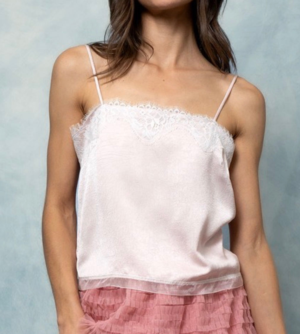 Satin Lace Camisole