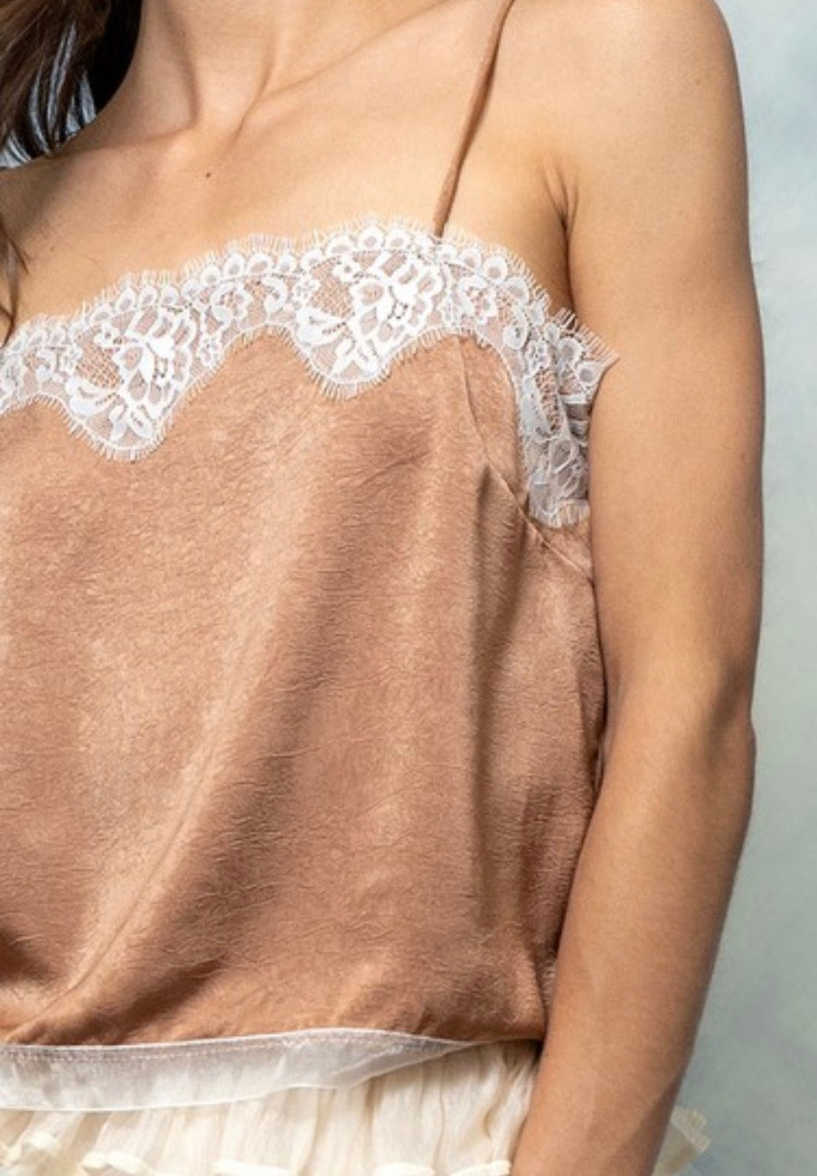 Satin Lace Camisole