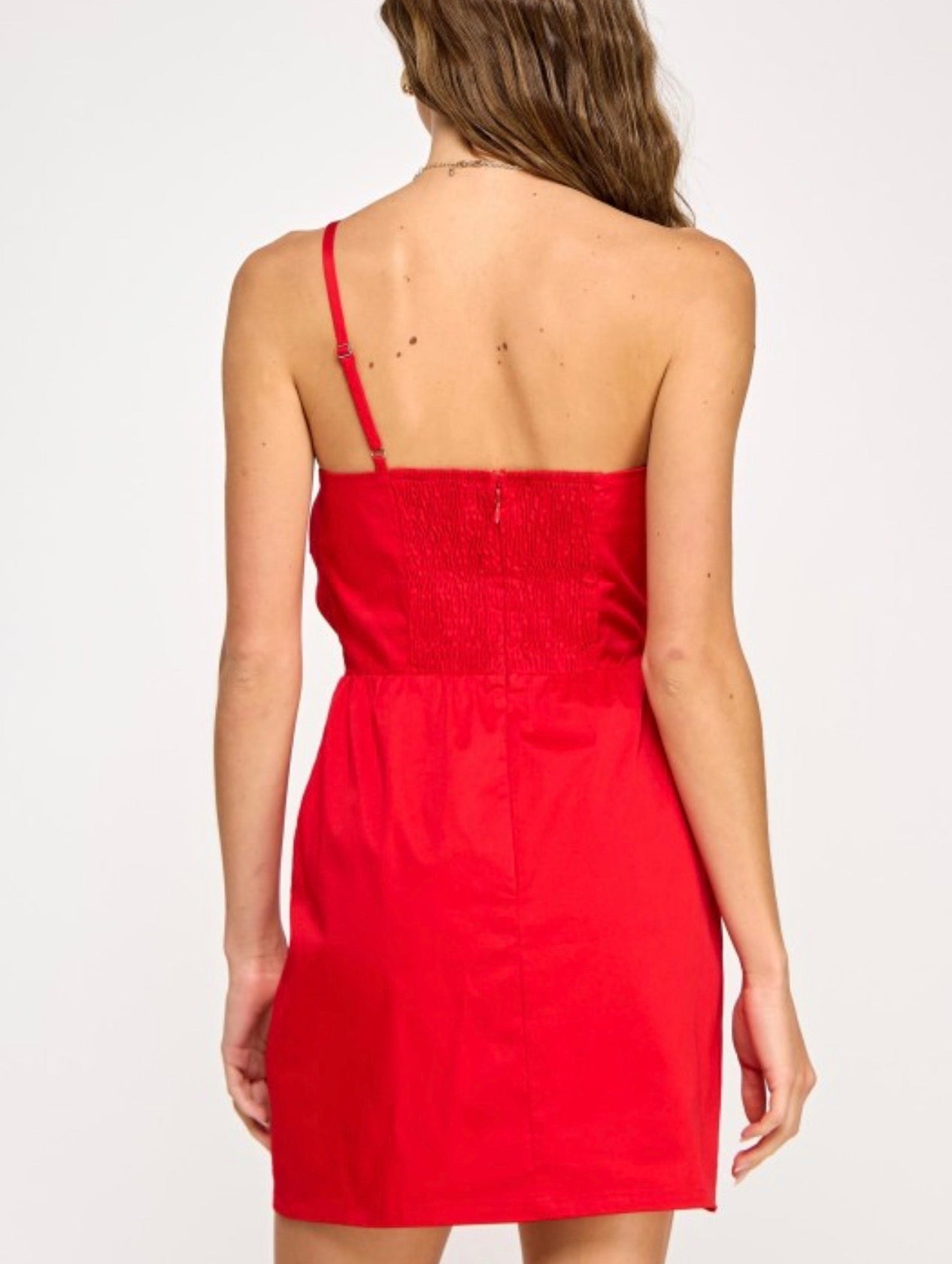 Knot Twisted Flower Mini Dress