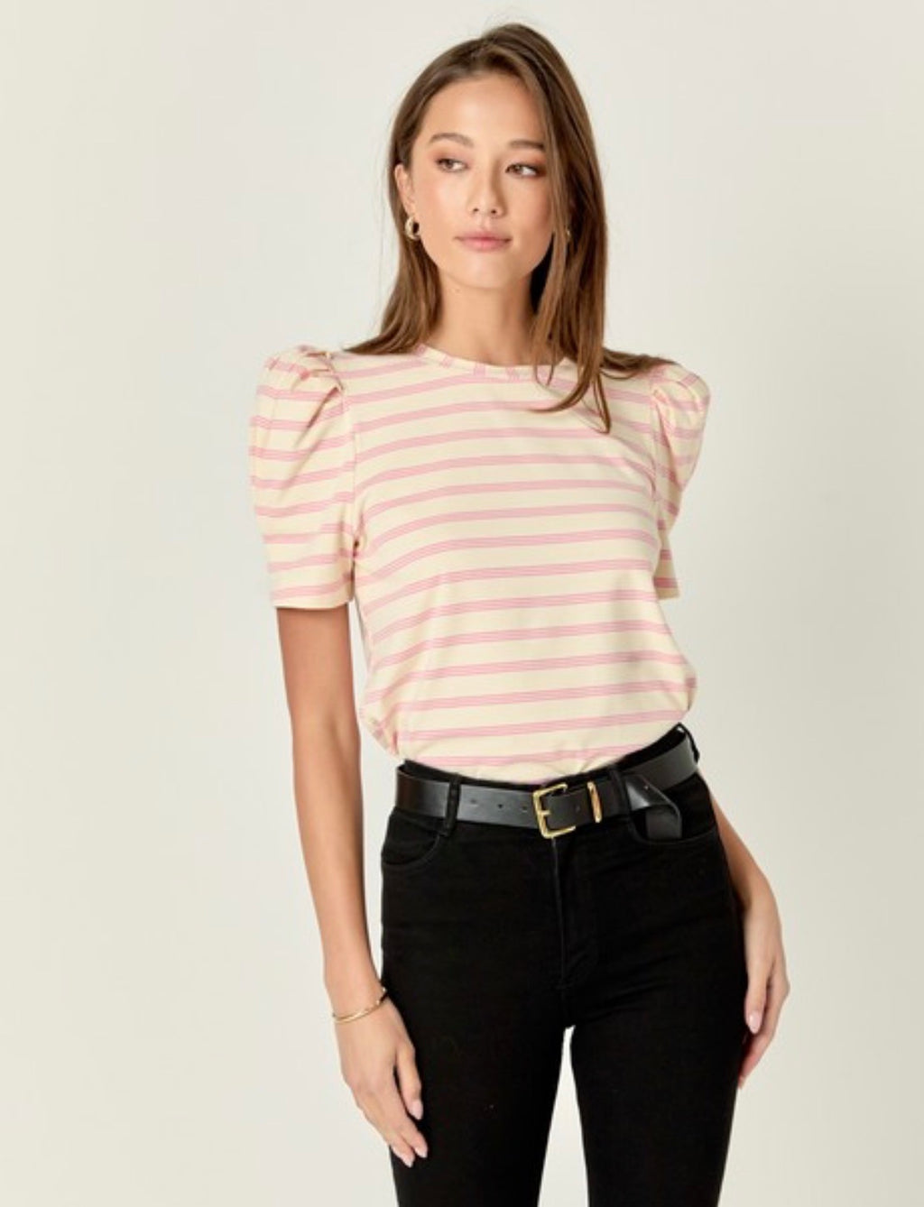 Striped Knit Top