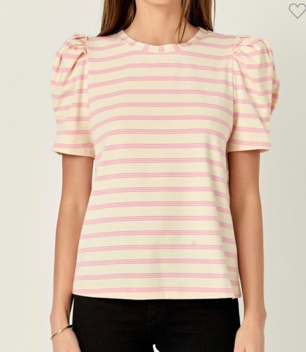 Striped Knit Top