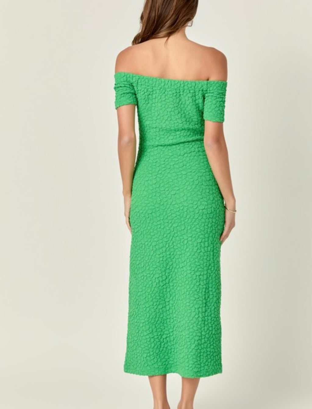 Textured Midi Dress