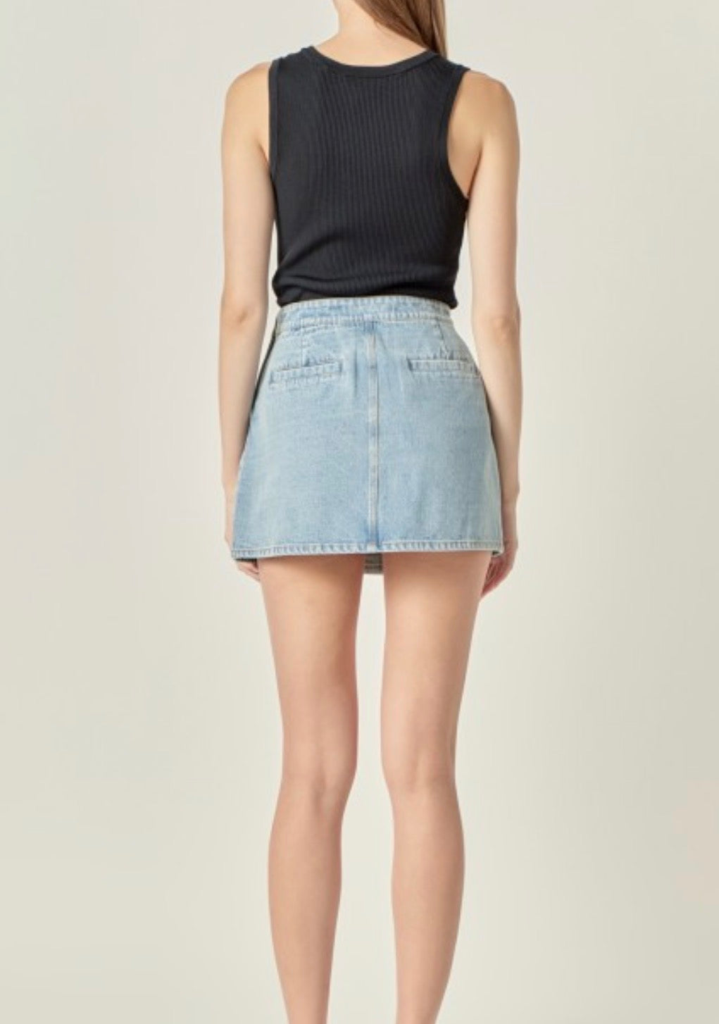 Denim Mini Skirt