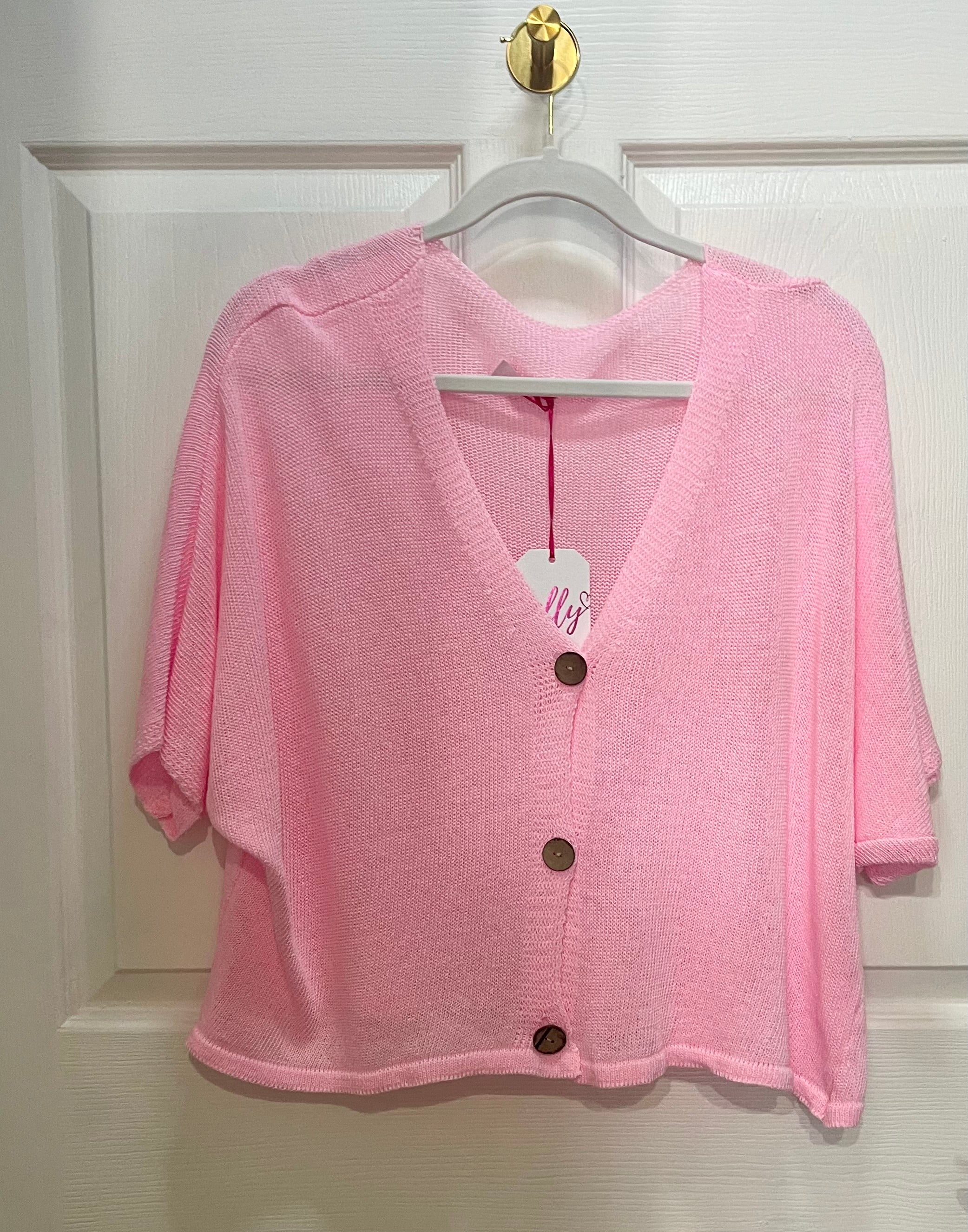 Pink Cardigan