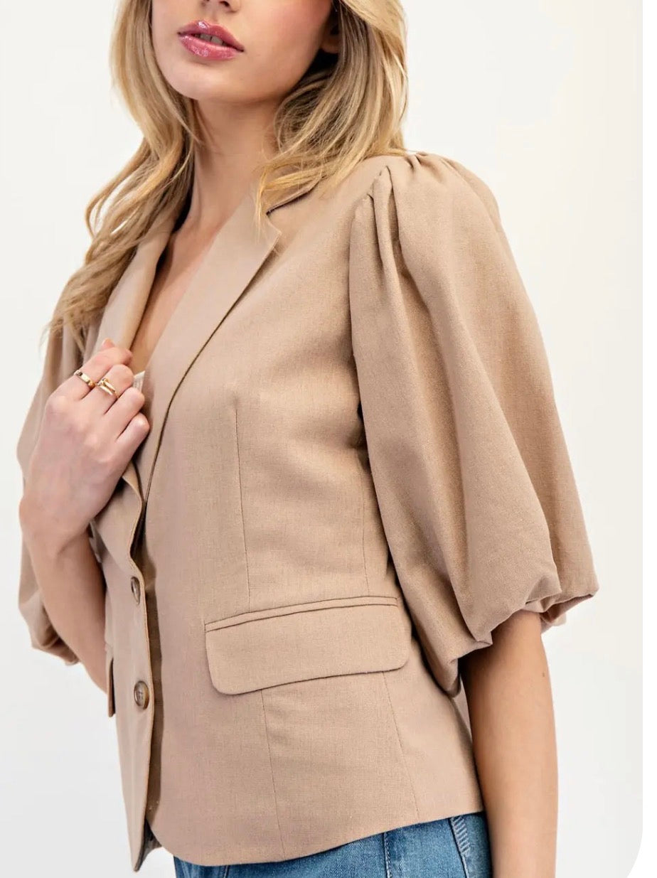 Short Sleeve Blazer