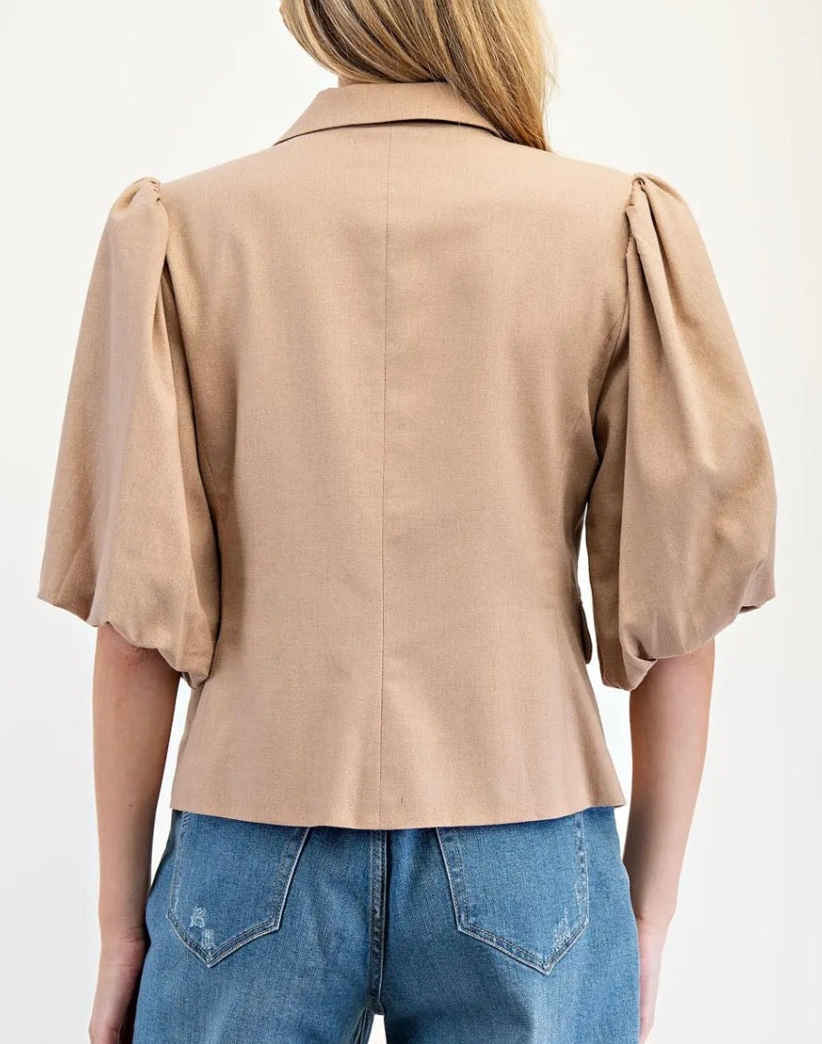 Short Sleeve Blazer