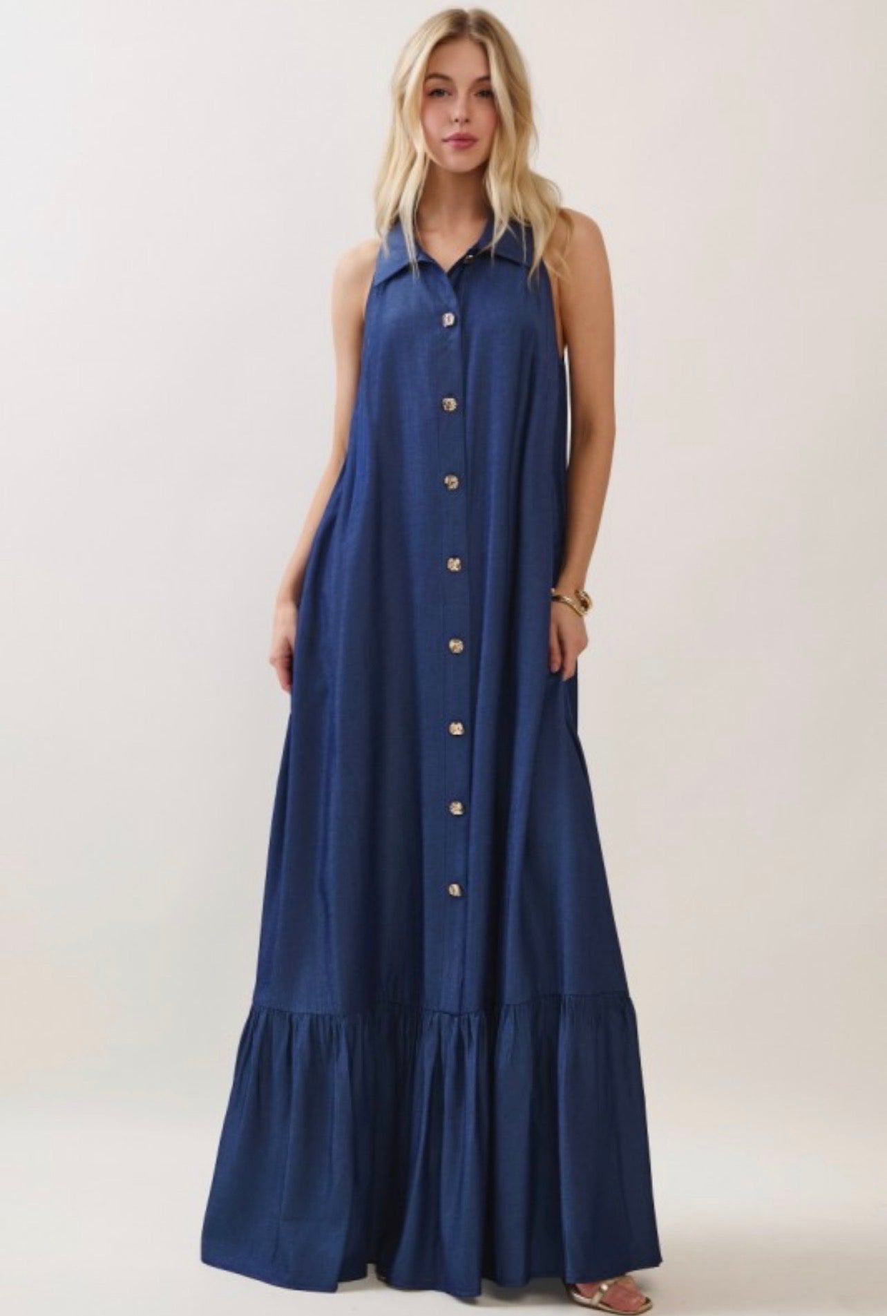 Collard Indigo Maxi