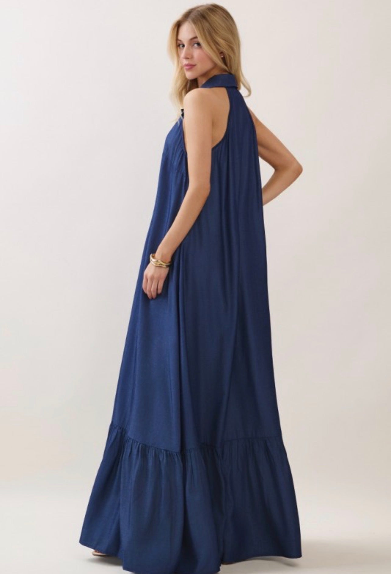 Collard Indigo Maxi