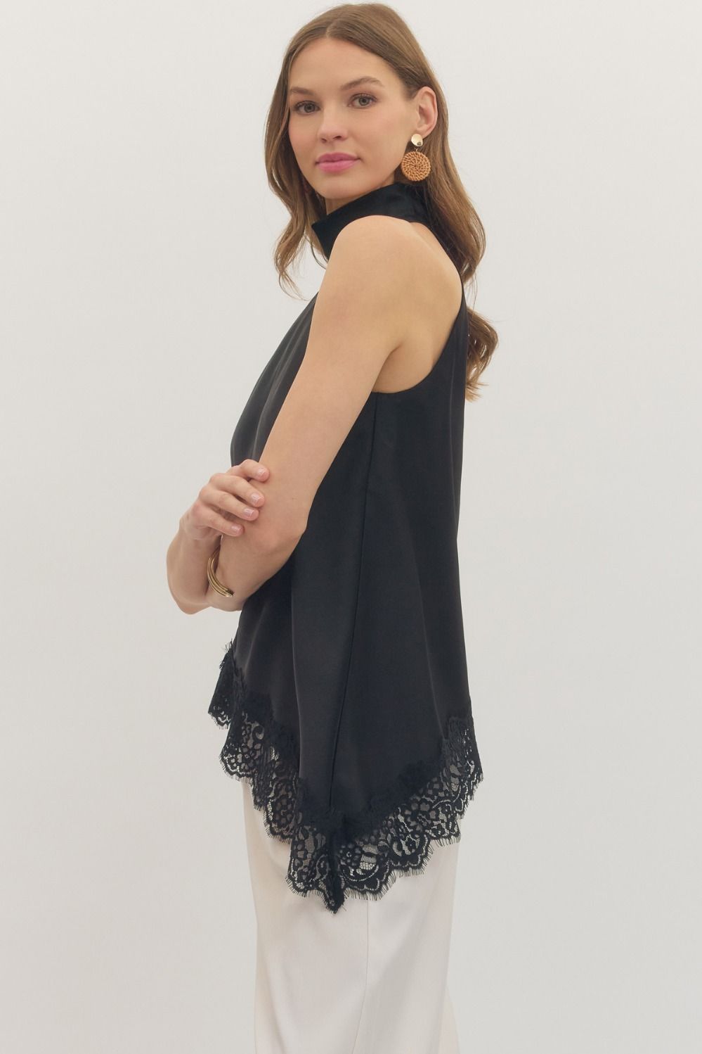 Mock Neck Halter
