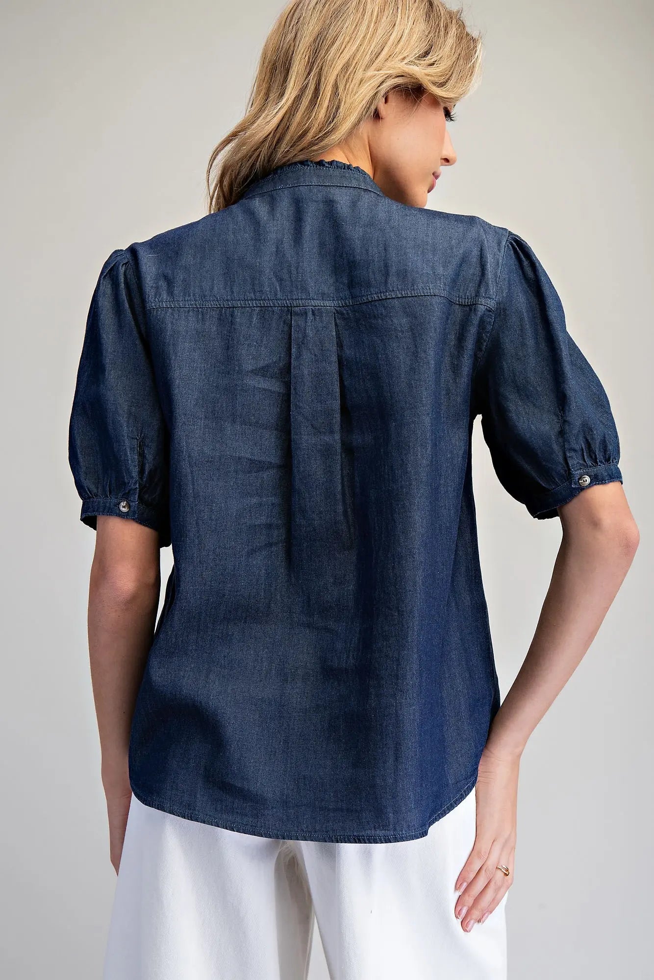 Dark Denim Blue Top