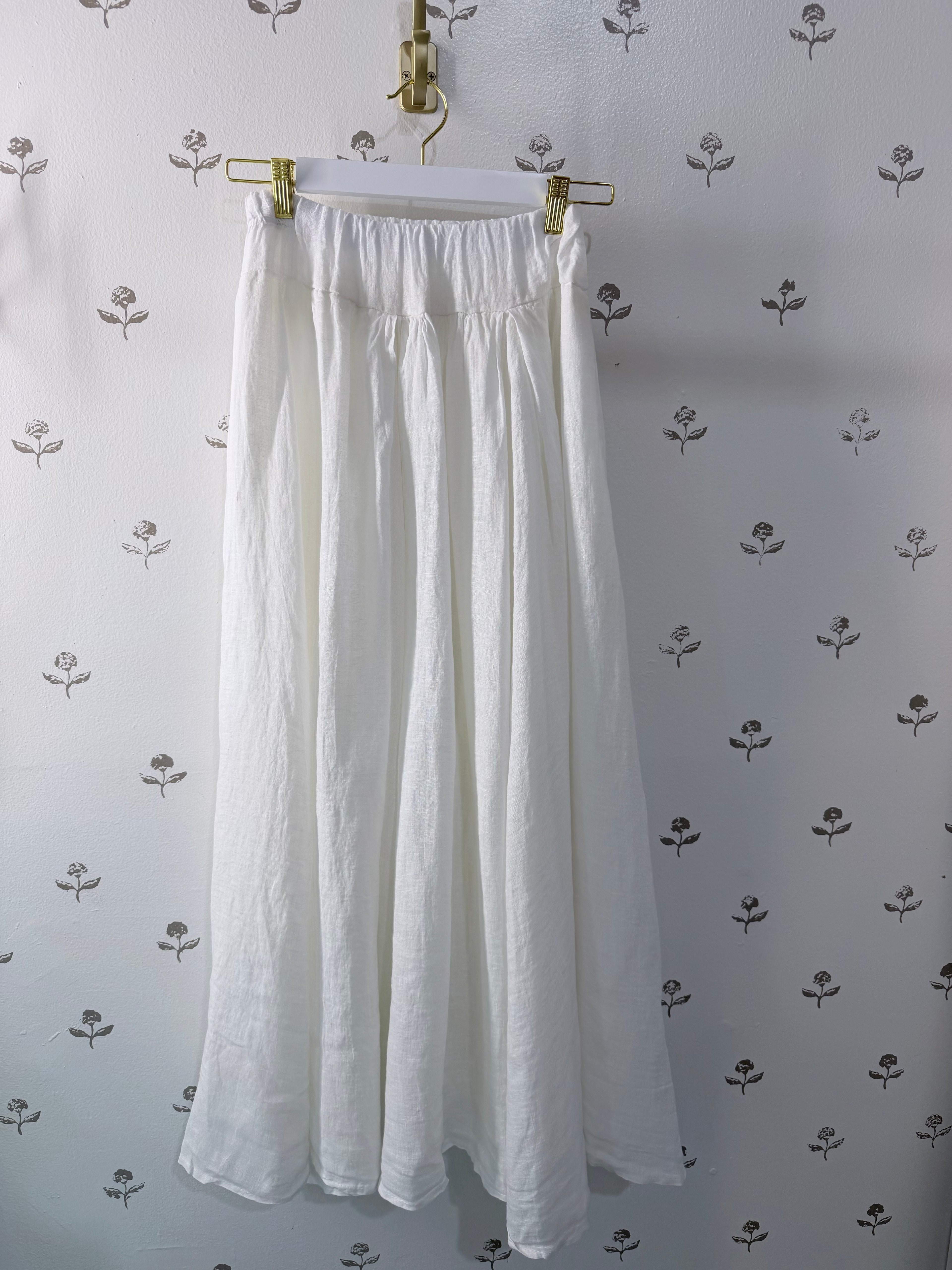 Linen Maxi Skirt