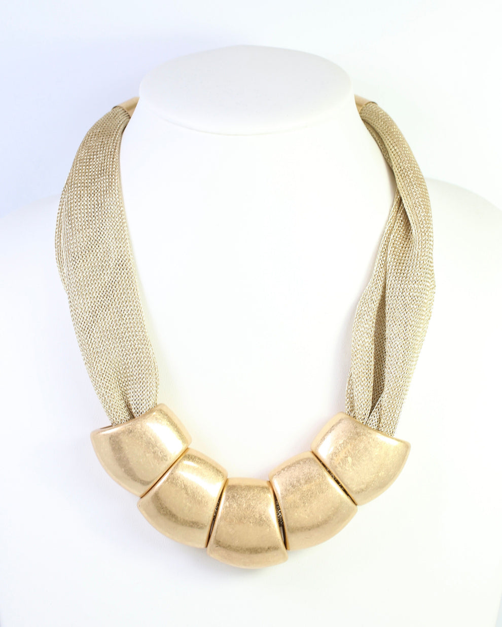 Alexis Gold Mesh Necklace