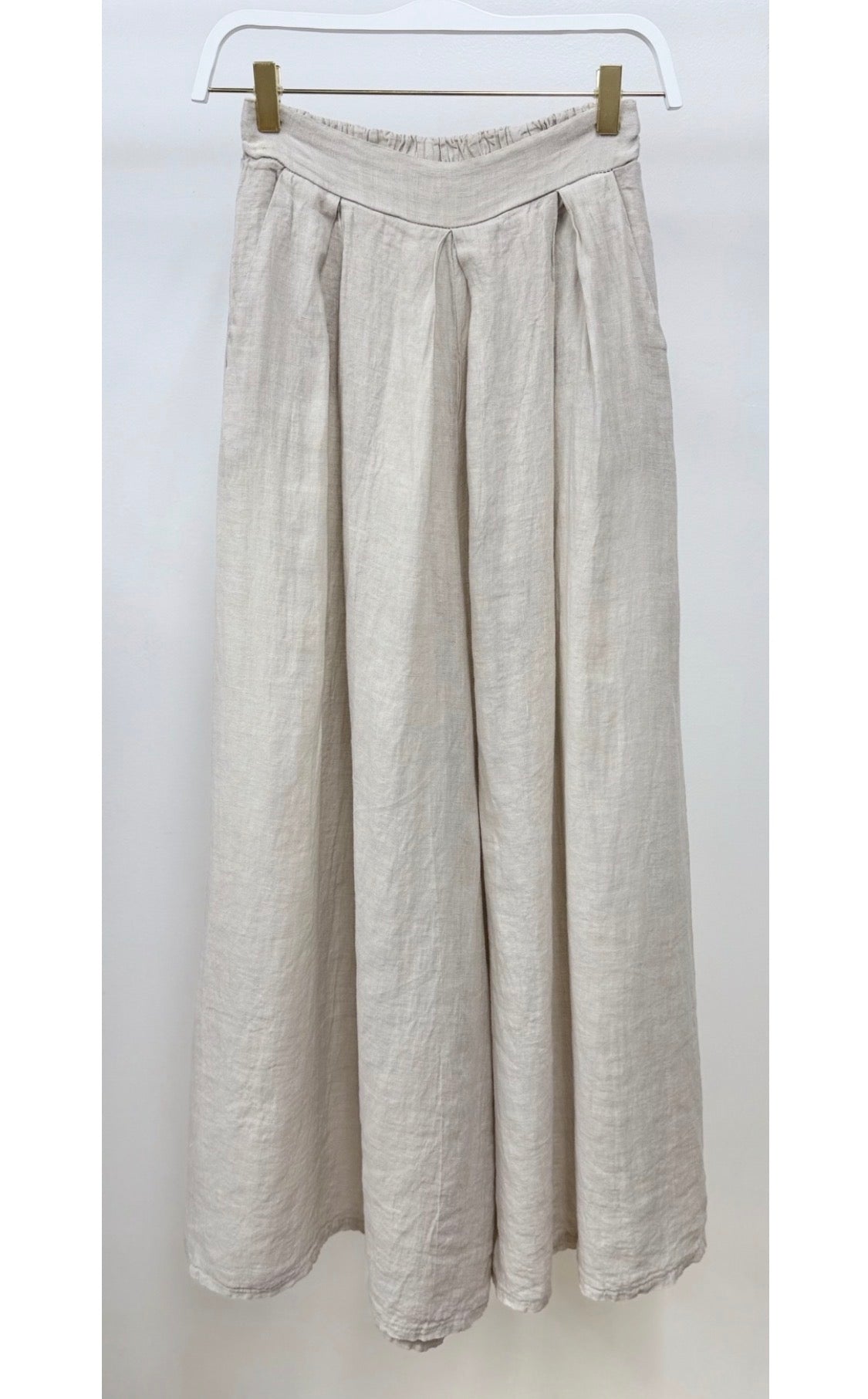 Linen Extra Wide Leg Trouser