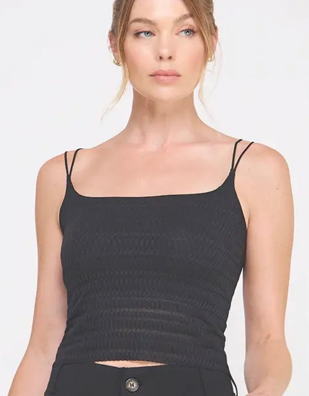 Black Zig Zag Bralette