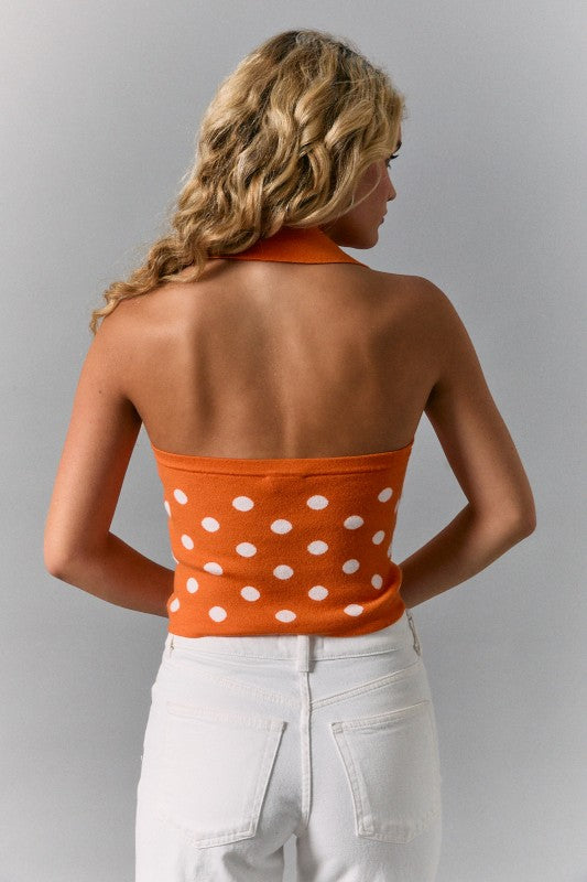 Polka Dot Halter