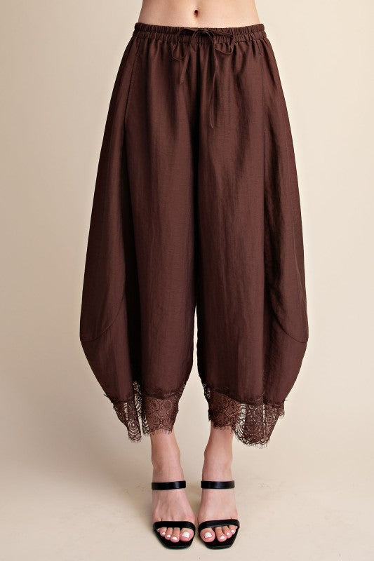 Lace Balloon Pants