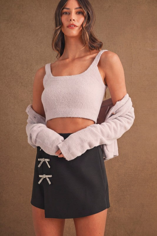 Knit Cardigan Set