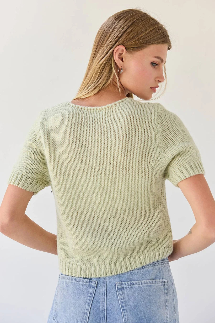 Short sleeve cardigan