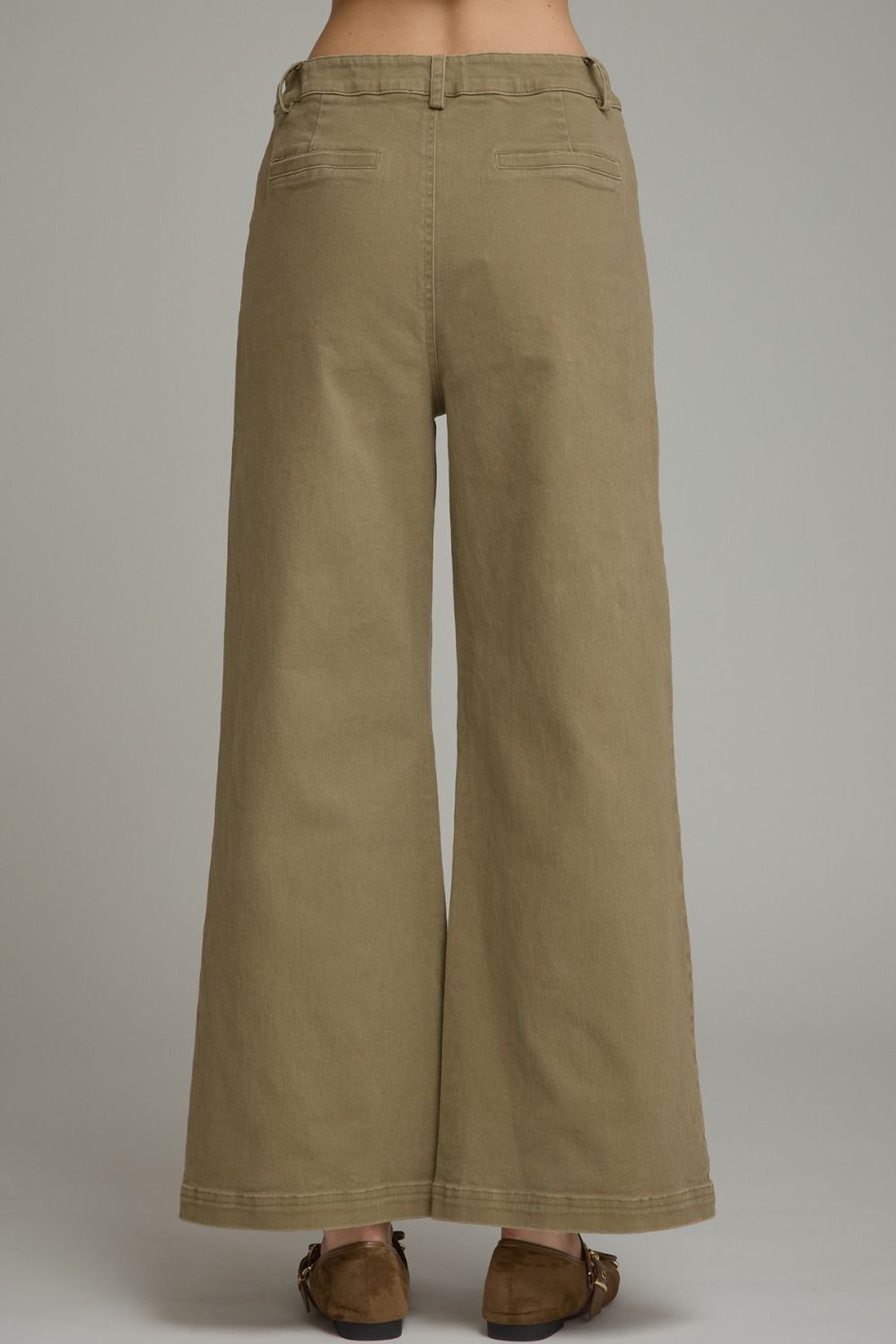Horse Bit Wide Leg Denim